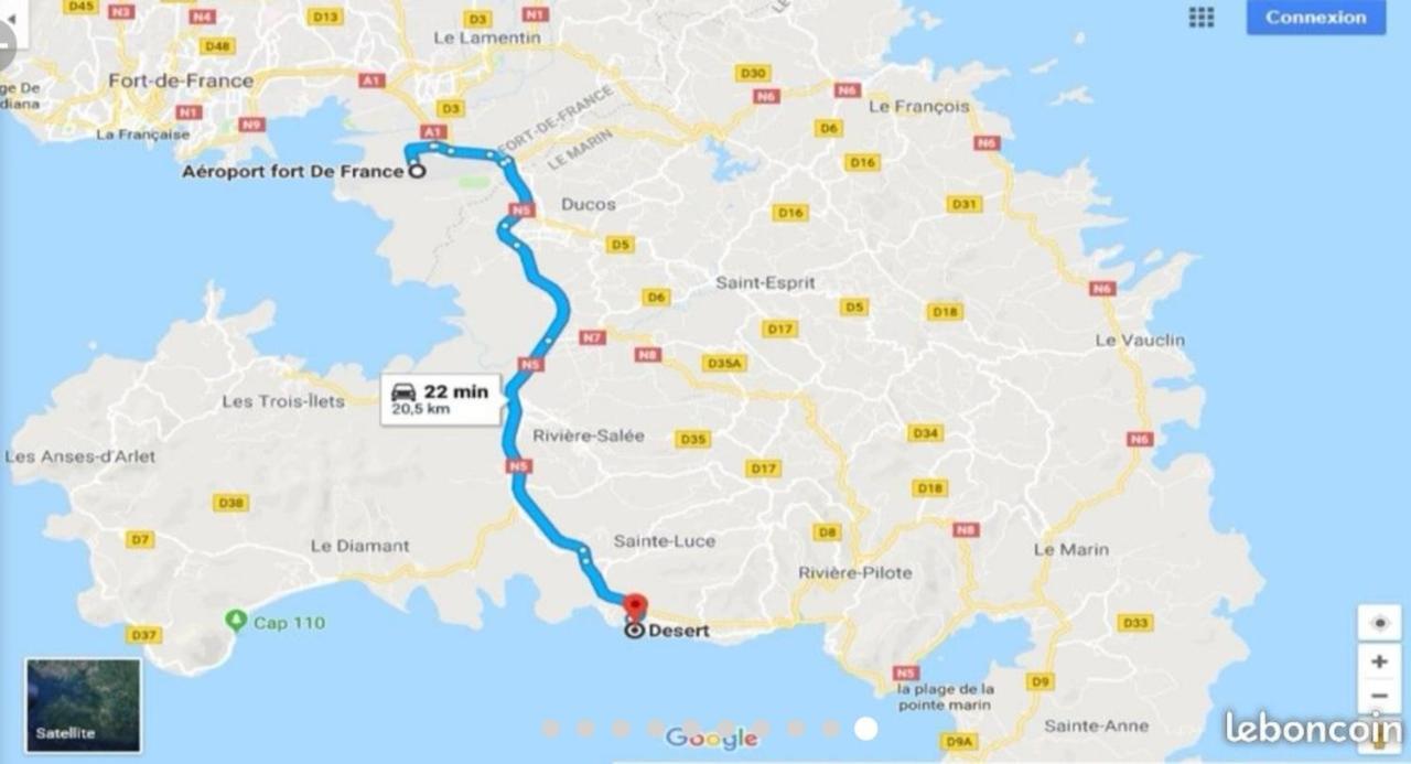 T2 Les Pieds Dans L'Eau Face A La Mer Des Caraibes Sainte Luce - Trois Rivieres Ngoại thất bức ảnh
